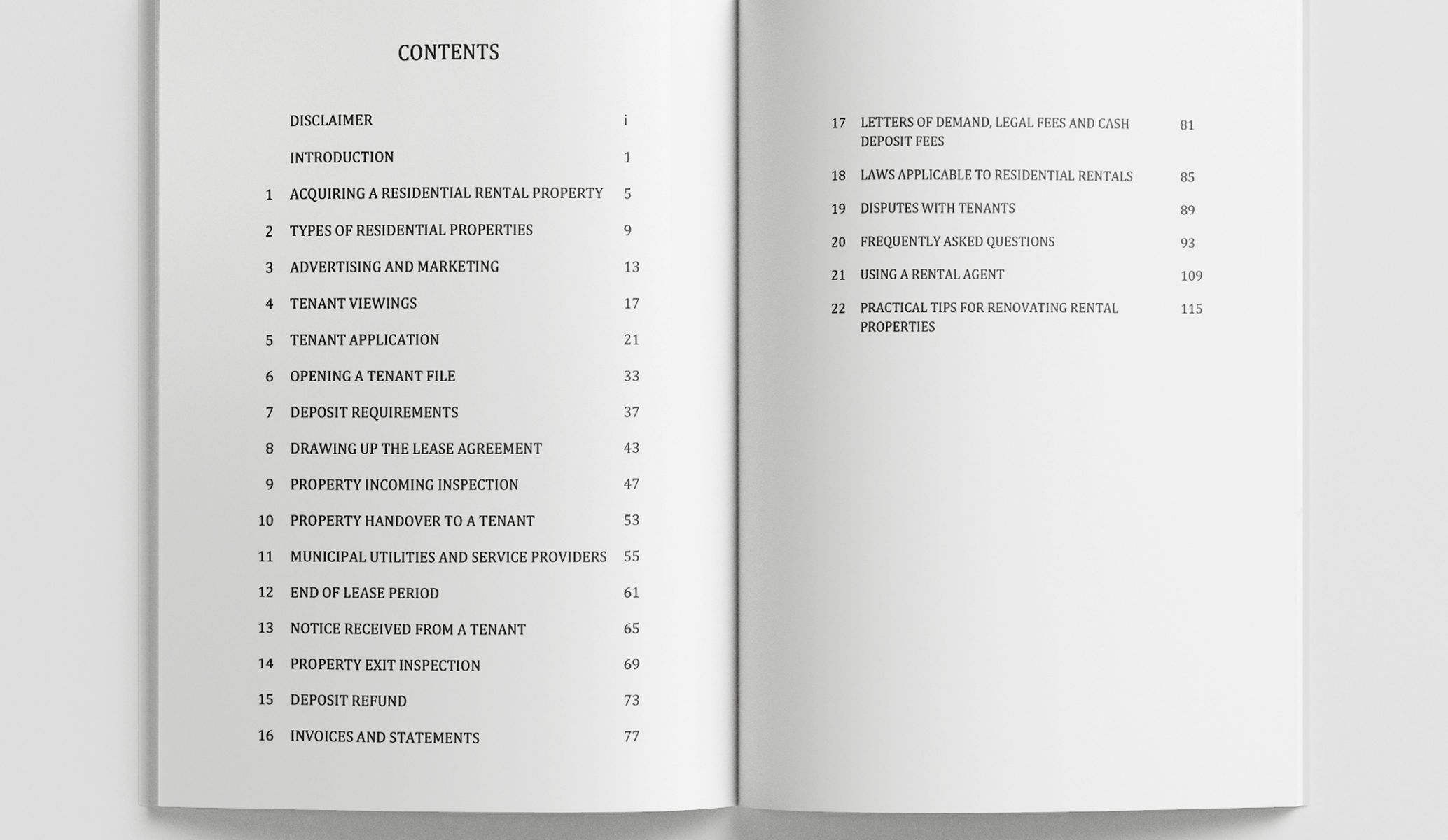 How to manage residential rentals in South Africa book - Image 2